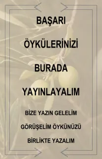 Başarı öykülerinizi burada yayınlayalım