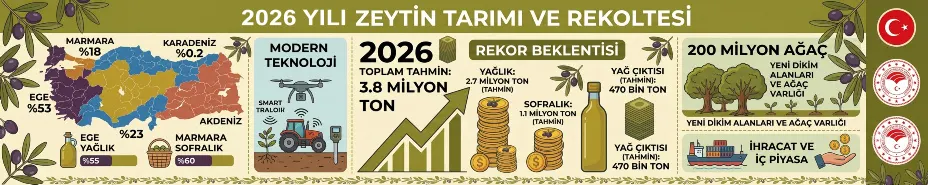 Yok yılı zeytin rekoltesi 2