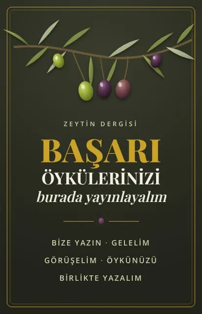 Başarı öykülerinizi burada yayınlayalım